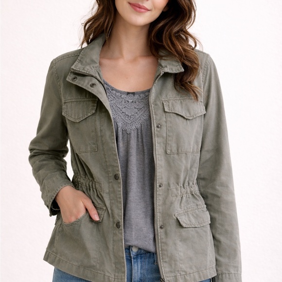 a.n.a Jackets & Blazers - a.n.a Women's Green Utility Jacket